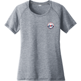 GAP Hockey Ladies PosiCharge Tri-Blend Wicking Scoop Neck Raglan Tee