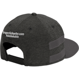 Gregory Schaefer New Era Shadow Heather Striped Flat Bill Snapback Cap