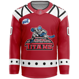 NJ Titans Player Sublimated Jersey - Red - Kit