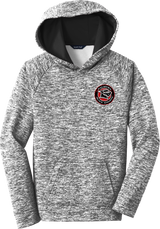 Palmyra Black Knights Youth PosiCharge Electric Heather Fleece Hooded Pullover